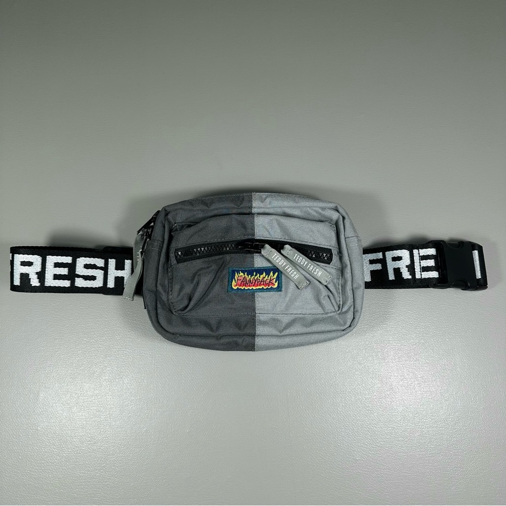 Teddy Fresh Gray Colorblock Cordura Fanny Pack
